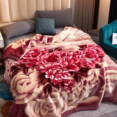 Commodité hivernale épaissie couverture Raschel Super doux double couche pour le textile domestique