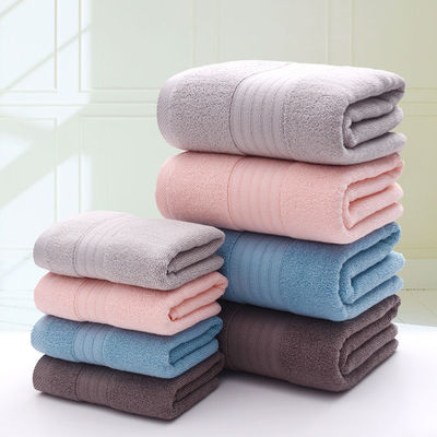 Couper Jacquard Plain Couleur Toile de coton pur avec tissu tissé doux et absorbant