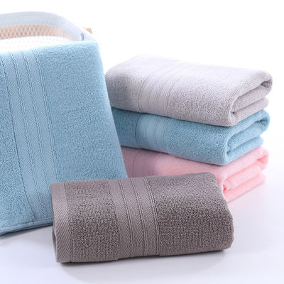Couper Jacquard Plain Couleur Toile de coton pur avec tissu tissé doux et absorbant