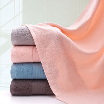 Couper Jacquard Plain Couleur Toile de coton pur avec tissu tissé doux et absorbant