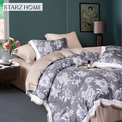 Des draps de lit en coton 100% imprimés