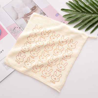 Cartoon imprimé en microfibre pour la peau douce serviette à main pour jardin d'enfants