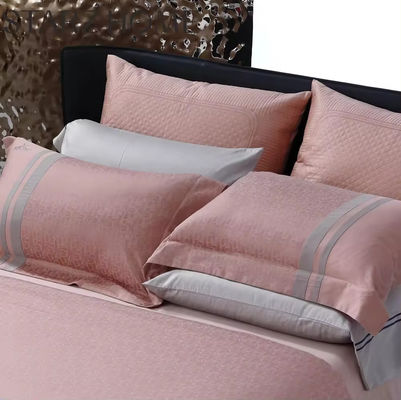 60s Compte de tissu 100% coton 4 pièces Lit de lit Lit de lit ensemble avec couverture de lit