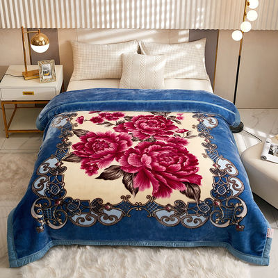 Beaucoup de types épaisse double couche super douce corail Plush couverture de mariage 180*220CM