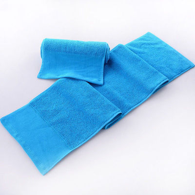 Accueil Hôtel Salle de sport serviettes de coton pur 25*110cm pour le jeu de sport serviette polyvalente Gym Yoga
