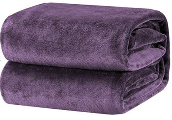 Taille personnalisée Populaire polyester doux lancer couverture de laine de corail couvertures pour les voyages