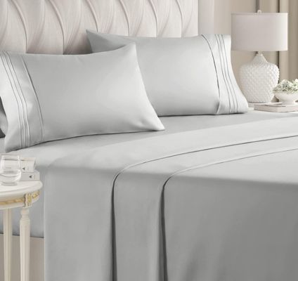 Ensemble de couverture de couette de coussin 100% coton Lit de couette pour lit de maison de luxe hôtel