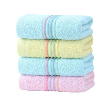 Tissu de coton 100% serviette pour le visage pour la salle de bain à domicile