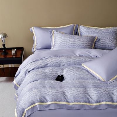 Couleur personnalisée 3D Imprimé numérique Lit de chambre Lit de lit ensemble pour le style personnalisé