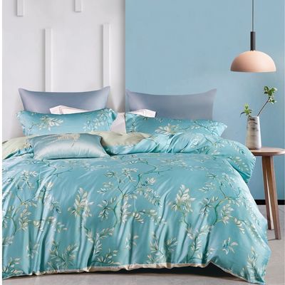 Couleur personnalisée 4 pièces de polyester de luxe Tissu plat Design doux de l'hôtel Lit ensemble pour lit roi