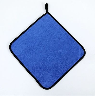 Tissu en microfibre de couleur solide pour le démaquillage super absorbant