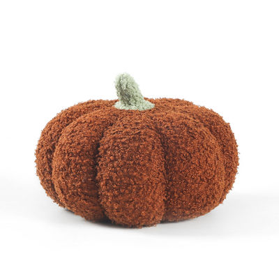 20cm Couleur solide en forme de citrouille oreillers décoratifs Coussin avec remplissage en microfibre