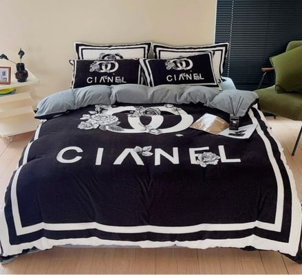 Couverture de couette 100% polyester Couverture de lit de luxe pour adultes