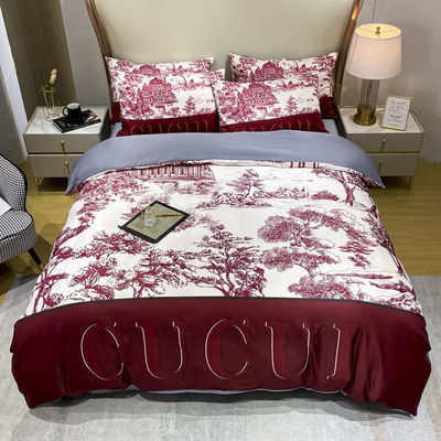 Couverture de couette 100% polyester Couverture de lit de luxe pour adultes