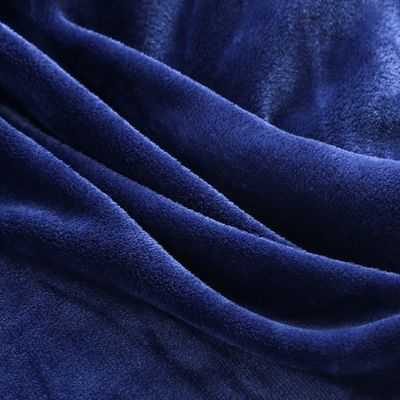 Couverture de laine de corail de style simple couverture de flanelle solide couverture de polyester