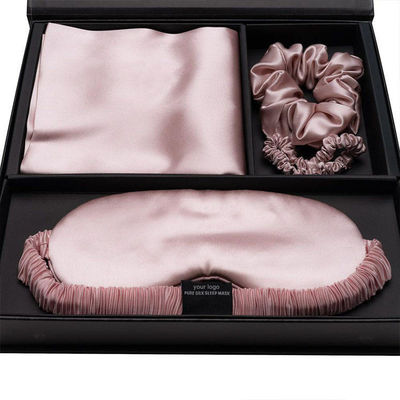 Ensemble de lunettes de couchage pour femmes Masque pour les yeux en soie de mûrier 100%