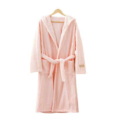 2024 Robe de bain pour tous les âges Ultra absorbant Dobby Border Design dans des motifs colorés