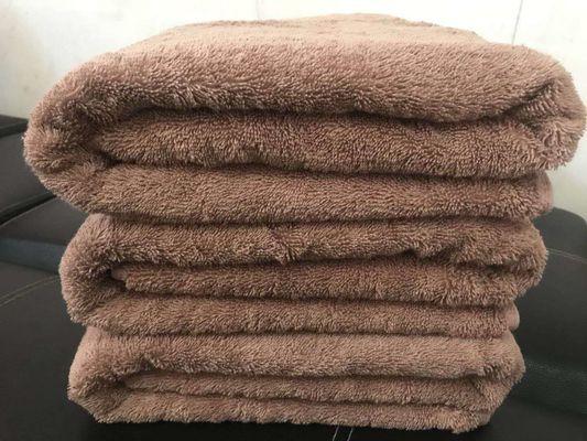 Café absorbant doux épaississement ménager bébé coton gros serviette 70*140cm Rectangle gris Hôtel serviette de bain
