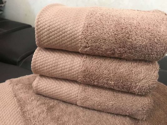 Café absorbant doux épaississement ménager bébé coton gros serviette 70*140cm Rectangle gris Hôtel serviette de bain