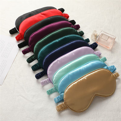 Masque pour les yeux en soie multicolore personnalisé pour les voyages de luxe et la promotion d'un sommeil reposant