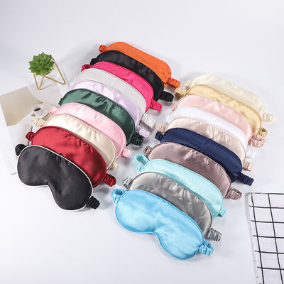 Masque pour les yeux en soie multicolore personnalisé pour les voyages de luxe et la promotion d'un sommeil reposant