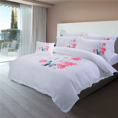 173 * 118 Densité du tissu Coton pur Blanc Chine draps et couvertures de couette
