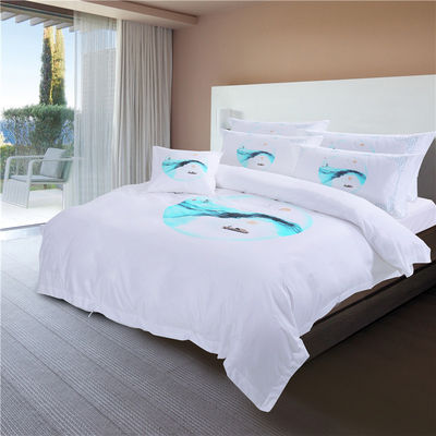 173 * 118 Densité du tissu Coton pur Blanc Chine draps et couvertures de couette