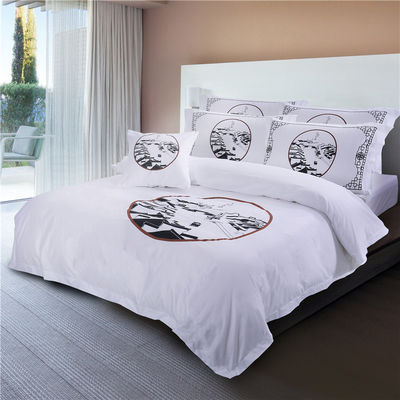 173 * 118 Densité du tissu Coton pur Blanc Chine draps et couvertures de couette