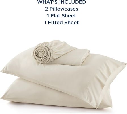 Couverture de lit en bambou de 4 pièces pour un sommeil confortable