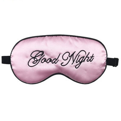 Logo personnalisé Accepté Masque pour les yeux de luxe en soie avec ingrédient sans parfum
