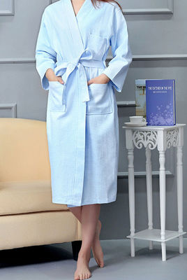 Hôtel Puri coton absorbant Pijama de printemps et d'automne pour hommes Doux et confortable