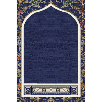 Moderne style anti-dérrapage arrière cadeau islamique tapis de prière machine faite