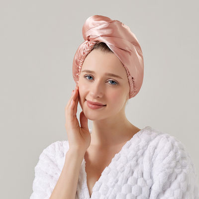 Casquette de douche en velours de corail pour femme super absorbant et épaissie