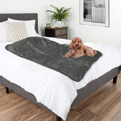 Couverture pour animaux de compagnie 100% polyester en laine d'agneau imperméable à l'eau toute saison Tricotée pour chats et chiens