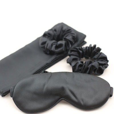 Conception solide Logo personnalisé Satin Masque oculaire en soie Set Box pour un sommeil reposant et propre à la peau