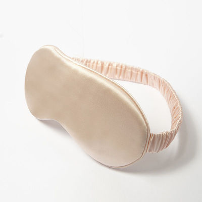 Masque pour les yeux de sommeil réglable Logo personnalisé Satin Silk Eye Shade pour les voyages de type de peau normale