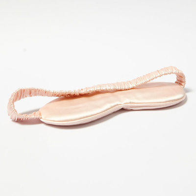 Masque pour les yeux de sommeil réglable Logo personnalisé Satin Silk Eye Shade pour les voyages de type de peau normale