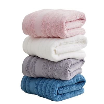 Touche de bain en coton 100% épaisse et brodée