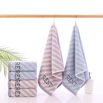 Couleur sombre 16pcs Savage Spun Coton serviette à ongles avec lettres résistantes aux taches Curry bleu