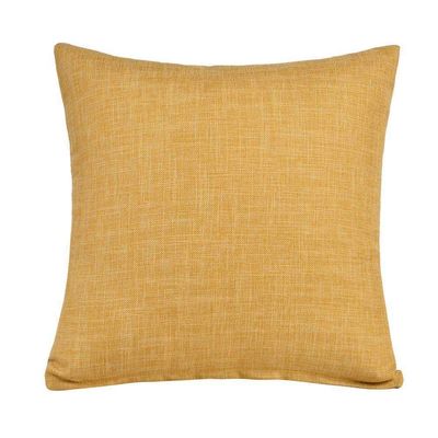 Couverture de coussin en lin de couleur solide simple pour les coussins de maison de style vintage