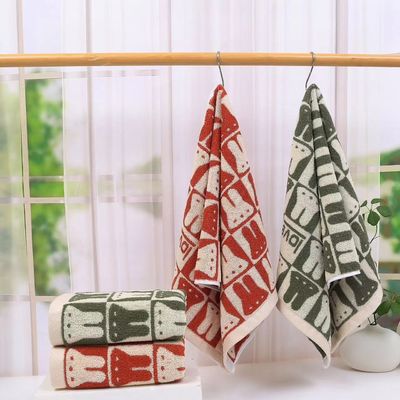 Accueil 120g bandes colorées Cartoon Towel avec Sailor Spinning et design de lapin doux