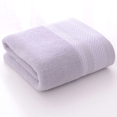 Offre de salon de beauté épaissie de couleur claire Avantage de la serviette de bain en coton absorbant doux