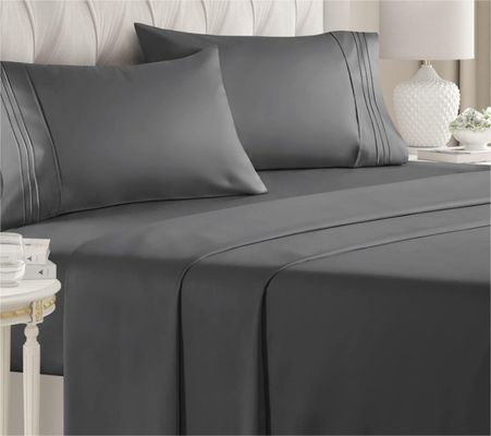 400TC Polyester de coton lit d'hôtel ensemble pour le mariage Four-piece Kit Exigences