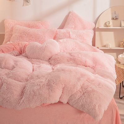 Couverture de couette en peluche à l' étalon, couverture de lit d'hiver douce sans remplissage