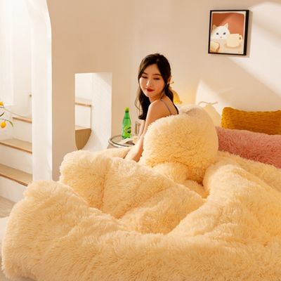 Taille de roi Couleur personnalisée Toutes les saisons chaleur organique Puffy Quilt respirant