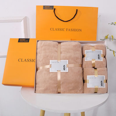 Ensemble de serviettes de bain en microfibre de luxe sur mesure pour les adultes