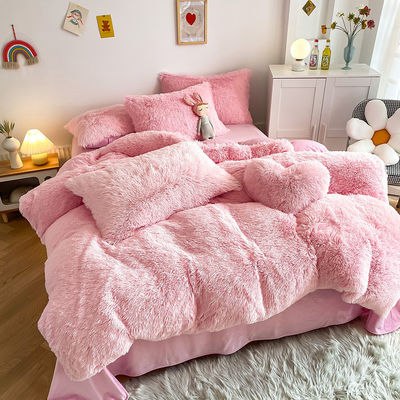 Ensemble de draps en velours de corail épais Des ensembles de confort de designers de luxe pour la protection hivernale