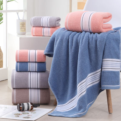 Logo personnalisé coton Jacquard serviettes pour adultes serviettes de bain pour la maison et les activités sportives
