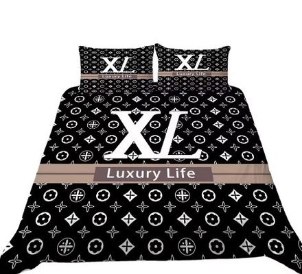 Conception de mode de luxe Couverture de couette en microfibre non jetable