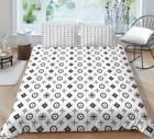 Conception de mode de luxe Couverture de couette en microfibre non jetable